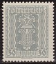 Austria 1922 Símbolos 30 K Grey Scott 262